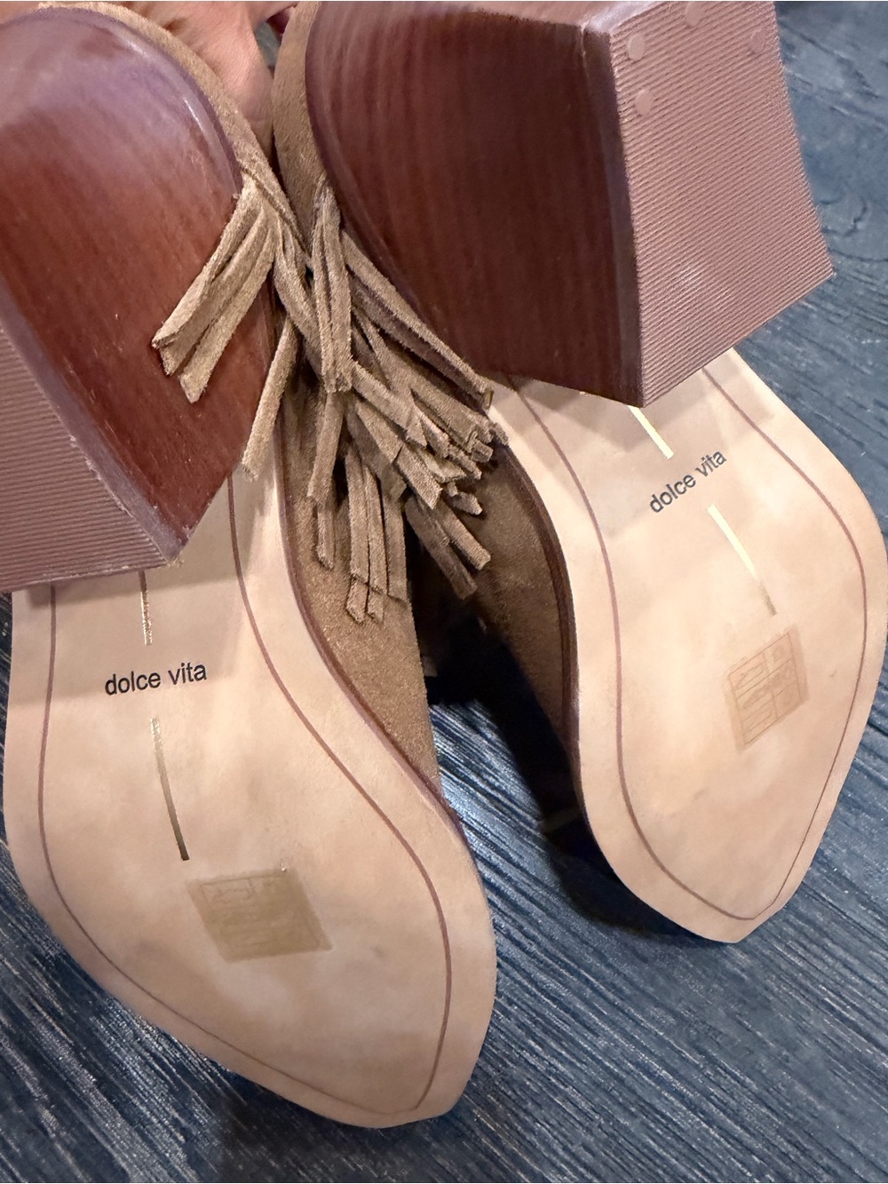 Dolce Vita torey booties chestnut suede size 9 - Picture 10 of 13